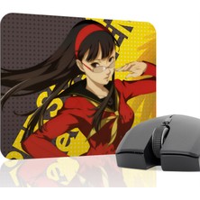 mousepad bastir Persona 4 Kaymaz Dikişli Kauçuk Oyuncu Mousepad V4 - 22X18 Gaming Mouse Pad Fare Altlığı