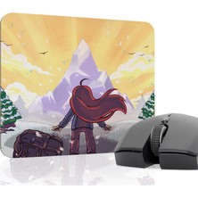 mousepad bastir Celeste Kaymaz Dikişli Kauçuk Oyuncu Mousepad V1 - 22X18 Gaming Mouse Pad Fare Altlığı