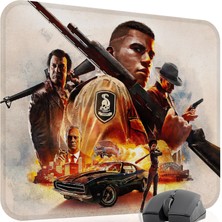 mousepad bastir Mafia Kaymaz Dikişli Kauçuk Oyuncu Mousepad V3 - 48X40 Xl Gaming Mouse Pad Fare Altlığı