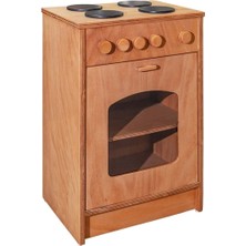 Özgürce Renkli Ahşap Ens Kıds Montessori Fırın, Çocuklar Için Eğlenceli Oyun Seti