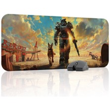 mousepad bastir Fallout Kaymaz Dikişli Kauçuk Oyuncu Mousepad V1 - 70X30 Xl Gaming Mouse Pad Fare Altlığı