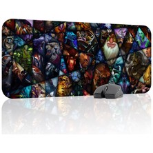 mousepad bastir Dota 2 Kaymaz Dikişli Kauçuk Oyuncu Mousepad V2 - 70X30 Xl Gaming Mouse Pad Fare Altlığı