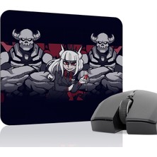 mousepad bastir Helltaker Kaymaz Dikişli Kauçuk Oyuncu Mousepad V3 - 22X18 Gaming Mouse Pad Fare Altlığı