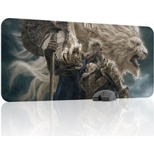 mousepad bastir Elden Ring Kaymaz Dikişli Kauçuk Oyuncu Mousepad V3 - 90X40 Xxl Gaming Mouse Pad Fare Altlığı
