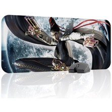 mousepad bastir Bayonetta Kaymaz Dikişli Kauçuk Oyuncu Mousepad V1 - 70X30 Xl Gaming Mouse Pad Fare Altlığı