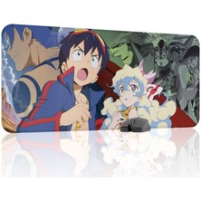mousepad bastir Gurren Lagann Kaymaz Dikişli Kauçuk Oyuncu Mousepad V3 - 90X40 Xxl Gaming Mouse Pad Fare Altlığı