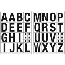 Tanex Harf Sticker 30MM 2 Sayfa STC-517 - 3 Adet