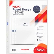 Noki Hd Geniş Poşet Dosya A4 Tekli - 20 Adet