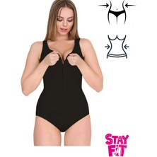 Lüx Wood Kalın Askılı Çıtçıtlı Zayıflatan Toparlayıcı Badi Korse