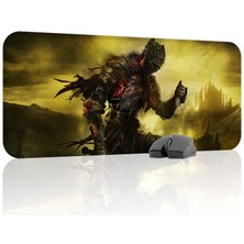 mousepad bastir Dark Souls Kaymaz Dikişli Kauçuk Oyuncu Mousepad V3 - 70X30 Xl Gaming Mouse Pad Fare Altlığı