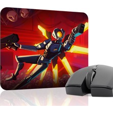 mousepad bastir Ultrakill Kaymaz Dikişli Kauçuk Oyuncu Mousepad V3 - 22X18 Gaming Mouse Pad Fare Altlığı