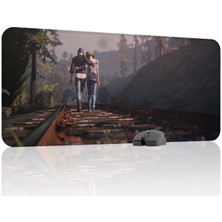 mousepad bastir Life Is Strange Kaymaz Dikişli Kauçuk Oyuncu Mousepad V2 - 90X40 Xxl Gaming Mouse Pad Fare Altlığı