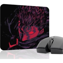 mousepad bastir Berserk Kaymaz Dikişli Kauçuk Oyuncu Mousepad V5 - 22X18 Gaming Mouse Pad Fare Altlığı