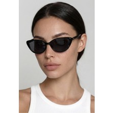 Ren Eyewear NARNİ Siyah Cat eye Güneş Gözlüğü 2026 UV400 %100 Koruma, HAFİF