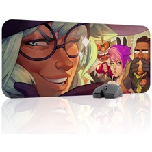 mousepad bastir Brawlhalla Kaymaz Dikişli Kauçuk Oyuncu Mousepad V3 - 70X30 Xl Gaming Mouse Pad Fare Altlığı