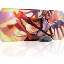 mousepad bastir Overwatch Kaymaz Dikişli Kauçuk Oyuncu Mousepad V5 - 70X30 Xl Gaming Mouse Pad Fare Altlığı