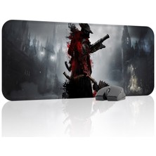 mousepad bastir Bloodborne Kaymaz Dikişli Kauçuk Oyuncu Mousepad V5 - 70X30 Xl Gaming Mouse Pad Fare Altlığı
