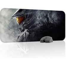 mousepad bastir Halo Kaymaz Dikişli Kauçuk Oyuncu Mousepad V4 - 70X30 Xl Gaming Mouse Pad Fare Altlığı