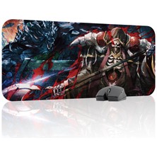 mousepad bastir Overlord Kaymaz Dikişli Kauçuk Oyuncu Mousepad V2 - 70X30 Xl Gaming Mouse Pad Fare Altlığı