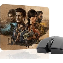 mousepad bastir Uncharted Kaymaz Dikişli Kauçuk Oyuncu Mousepad V5 - 22X18 Gaming Mouse Pad Fare Altlığı