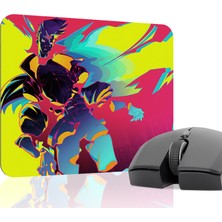 mousepad bastir Cyberpunk Edgerunners Kaymaz Dikişli Kauçuk Oyuncu Mousepad V3 - 22X18 Gaming Mouse Pad Fare Altlığı
