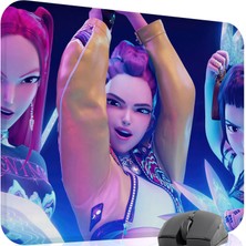 mousepad bastir Kpop Demon Hunters Kaymaz Dikişli Kauçuk Oyuncu Mousepad V2 - 48X40 Xl Gaming Mouse Pad Fare Altlığı