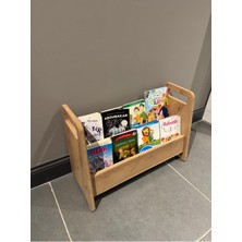 Özgürce Çocuklar Için Çok Amaçlı Renkli Ahşap Kitaplık, Eğitim ve Dekorasyon Fırsatı