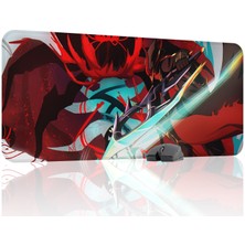 mousepad bastir Gurren Lagann Kaymaz Dikişli Kauçuk Oyuncu Mousepad V2 - 90X40 Xxl Gaming Mouse Pad Fare Altlığı