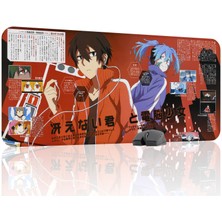 mousepad bastir Kagerou Project Kaymaz Dikişli Kauçuk Oyuncu Mousepad V5 - 90X40 Xxl Gaming Mouse Pad Fare Altlığı