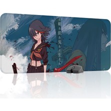mousepad bastir Kill La Kill Kaymaz Dikişli Kauçuk Oyuncu Mousepad V3 - 90X40 Xxl Gaming Mouse Pad Fare Altlığı