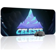 mousepad bastir Celeste Kaymaz Dikişli Kauçuk Oyuncu Mousepad V4 - 70X30 Xl Gaming Mouse Pad Fare Altlığı
