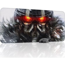 mousepad bastir Killzone Kaymaz Dikişli Kauçuk Oyuncu Mousepad V2 - 90X40 Xxl Gaming Mouse Pad Fare Altlığı