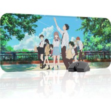 mousepad bastir Koe No Katachi Kaymaz Dikişli Kauçuk Oyuncu Mousepad V3 - 70X30 Xl Gaming Mouse Pad Fare Altlığı