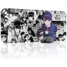 mousepad bastir Komi Can't Communicate Kaymaz Dikişli Kauçuk Oyuncu Mousepad V2 - 70X30 Xl Gaming Mouse Pad Fare Altlığı