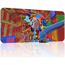 mousepad bastir The Amazing Digital Circus Kaymaz Dikişli Kauçuk Oyuncu Mousepad V5 - 90X40 Xxl Gaming Mouse Pad Fare Altlığı