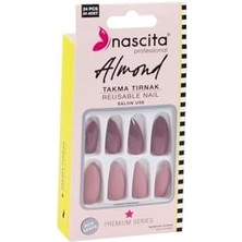 Nacario 24'lü Almond Renkli Takma Tırnak - 151