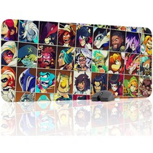 mousepad bastir Brawlhalla Kaymaz Dikişli Kauçuk Oyuncu Mousepad V1 - 90X40 Xxl Gaming Mouse Pad Fare Altlığı