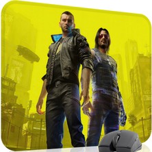 mousepad bastir Cyberpunk 2077 Kaymaz Dikişli Kauçuk Oyuncu Mousepad V1 - 48X40 Xl Gaming Mouse Pad Fare Altlığı