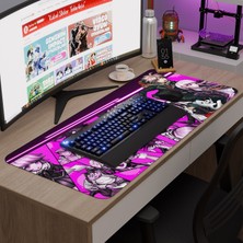 mousepad bastir Danganronpa Kaymaz Dikişli Kauçuk Oyuncu Mousepad V2 - 90X40 Xxl Gaming Mouse Pad Fare Altlığı