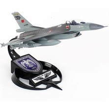 Akba Model Akbamodel 1/48 Ölçek, F-16 Kaplan Filo Muharip Savaş Uçağı, Sergilemeye Hazır Standlı Model