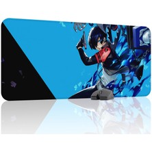 mousepad bastir Persona 3 Kaymaz Dikişli Kauçuk Oyuncu Mousepad V3 - 90X40 Xxl Gaming Mouse Pad Fare Altlığı