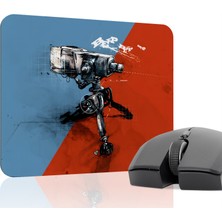 mousepad bastir Team Fortress Kaymaz Dikişli Kauçuk Oyuncu Mousepad V4 - 22X18 Gaming Mouse Pad Fare Altlığı