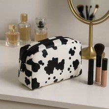 Suni Deri Makyaj Çantası Düzenleyici Seyahat Tipi Çanta ÖLÇÜ:22X15CM