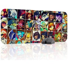 mousepad bastir Brawlhalla Kaymaz Dikişli Kauçuk Oyuncu Mousepad V1 - 70X30 Xl Gaming Mouse Pad Fare Altlığı