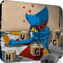 mousepad bastir Poppy Playtime Kaymaz Dikişli Kauçuk Oyuncu Mousepad V4 - 48X40 Xl Gaming Mouse Pad Fare Altlığı