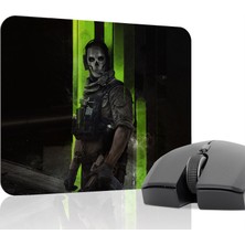 mousepad bastir Call Of Duty Kaymaz Dikişli Kauçuk Oyuncu Mousepad V4 - 22X18 Gaming Mouse Pad Fare Altlığı