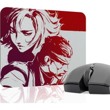 mousepad bastir Metal Gear Solid Kaymaz Dikişli Kauçuk Oyuncu Mousepad V4 - 22X18 Gaming Mouse Pad Fare Altlığı