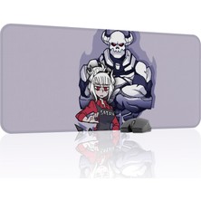mousepad bastir Helltaker Kaymaz Dikişli Kauçuk Oyuncu Mousepad V2 - 90X40 Xxl Gaming Mouse Pad Fare Altlığı