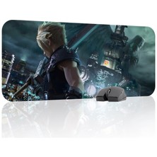mousepad bastir Final Fantasy Kaymaz Dikişli Kauçuk Oyuncu Mousepad V5 - 70X30 Xl Gaming Mouse Pad Fare Altlığı