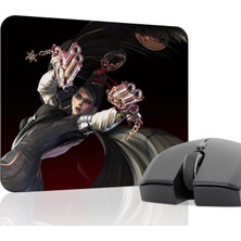 mousepad bastir Bayonetta Kaymaz Dikişli Kauçuk Oyuncu Mousepad V3 - 22X18 Gaming Mouse Pad Fare Altlığı